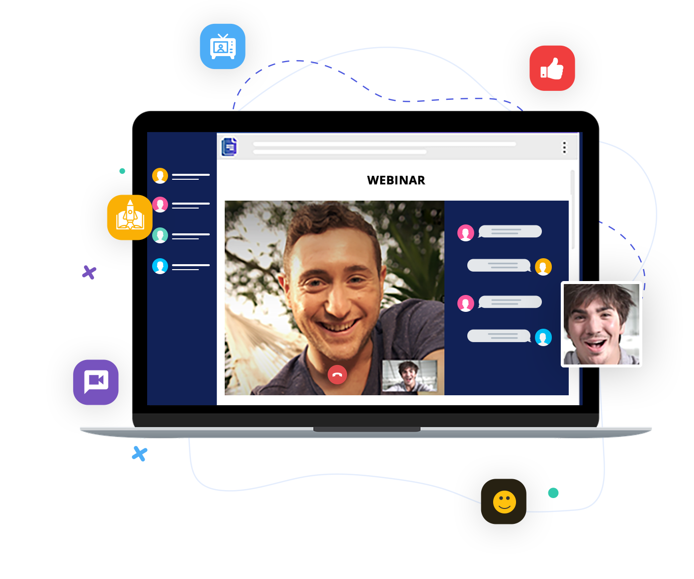 Online video chat